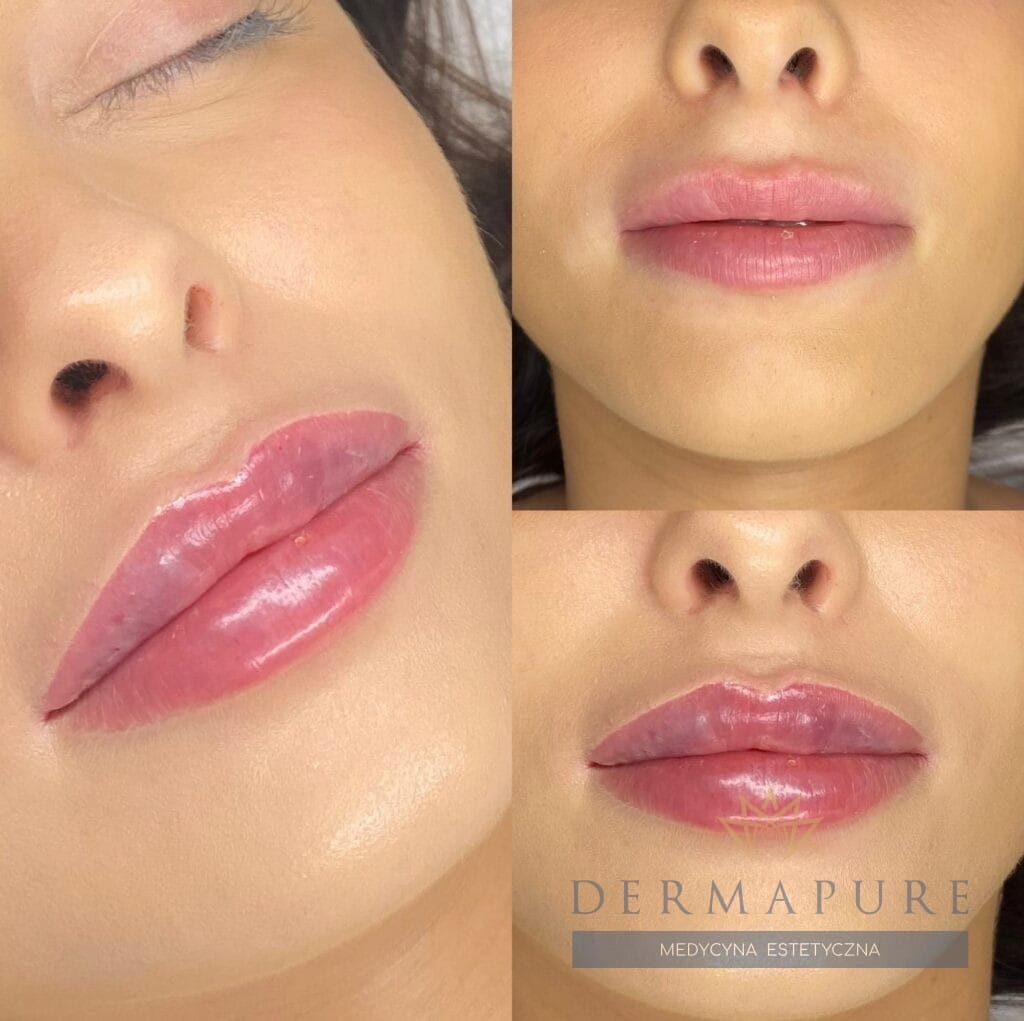 Powiększanie ust kwasem hialuronowym, Warszawa – zdjęcia efektów.