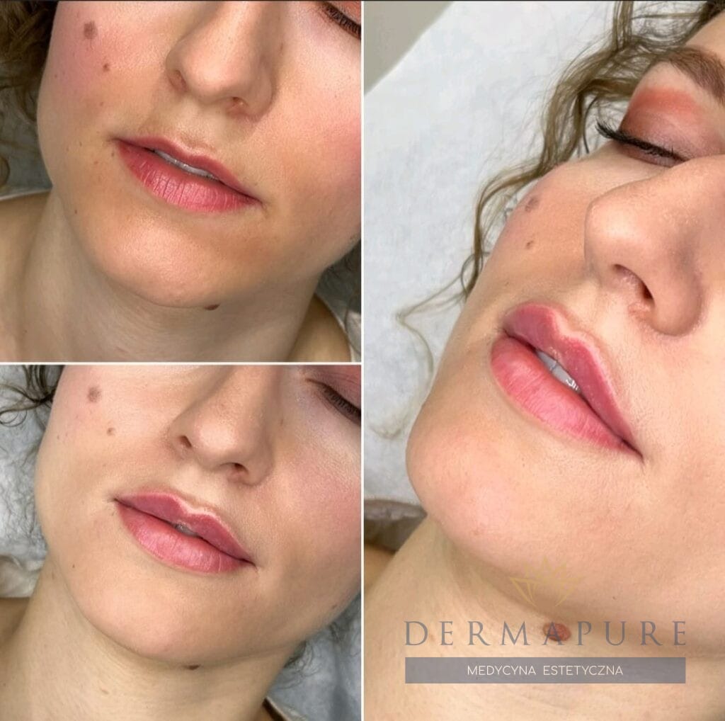 Zadowalające efekty powiększania ust w Warszawie, kwas hialuronowy.